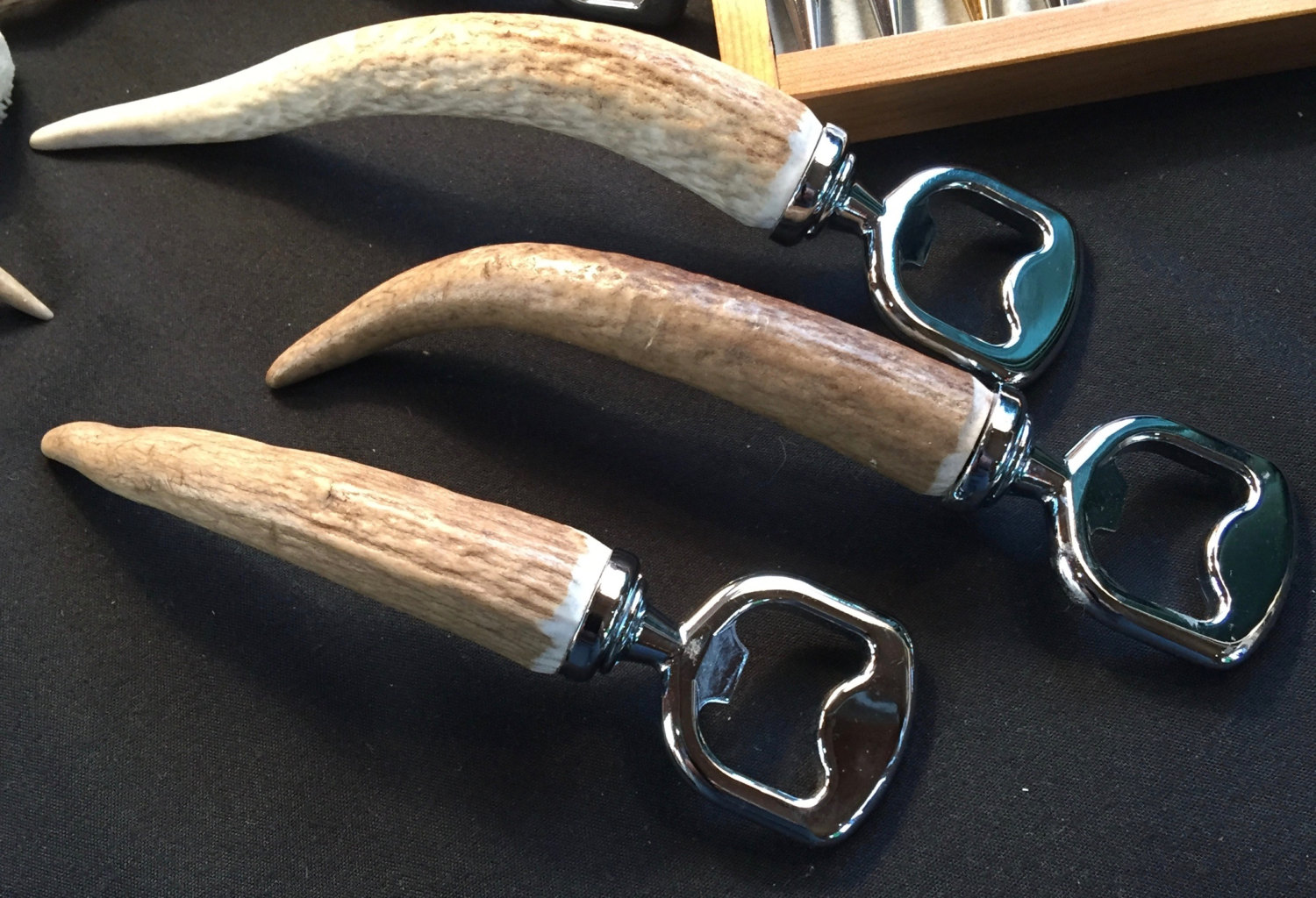 Real Antler Bottle Opener (heavy duty) - Mad River Antler