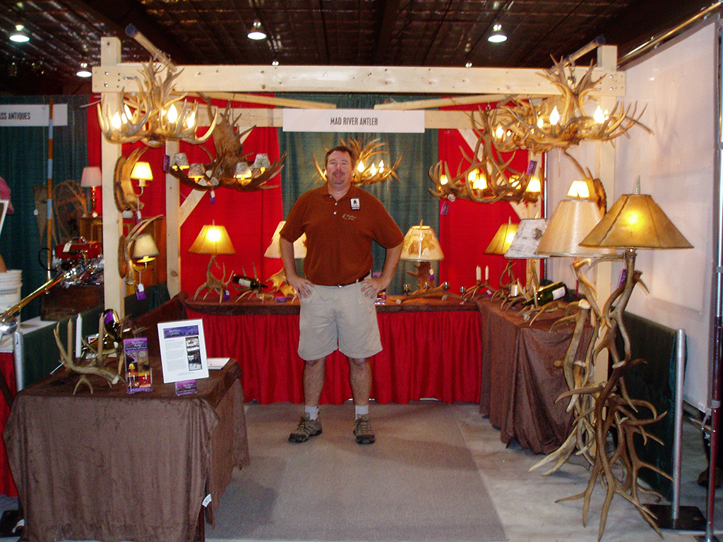 Trade show booth circa 2007