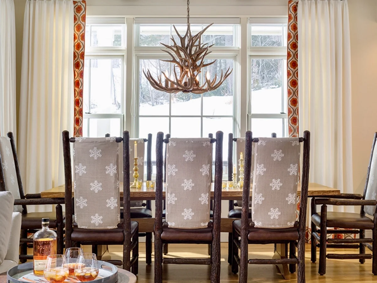 Antler chandelier